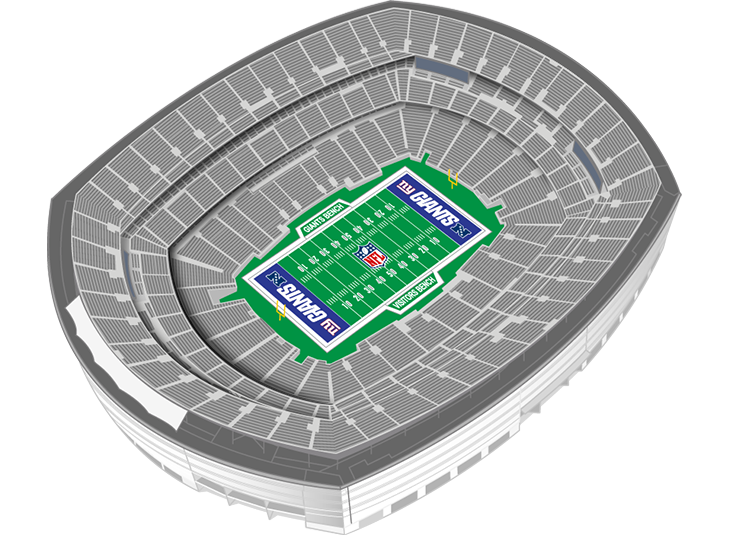 2 NY New York Giants PSL MetLife Stadium section 128 - aisle seats